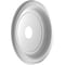 Ekena Millwork Traditional PVC Medallion (Canopies up to 11 1/2"), 19"OD x 3 1/2"ID x 1 1/2"P, Satin Blossom White CMP19TRGBW - alternate 4